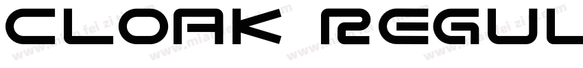 CLOAK Regular字体转换